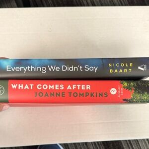 Lot of (2) BOTM books (everything we didn’t say; what comes after)